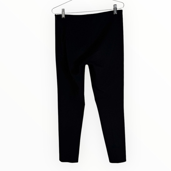 Joseph Gabardine Lenny Stretch pants leggings black with white stitching - Picture 3 of 6